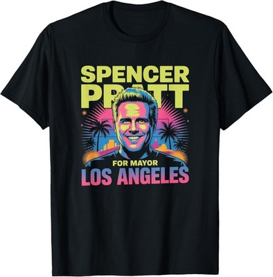 Spencer Pratt for LA Mayor California Humor Design Unisex T-Shirt