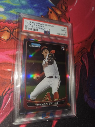Trevor Bauer [Orange Refractor] #1 2012 Bowman Chrome Draft Picks & Prospects card