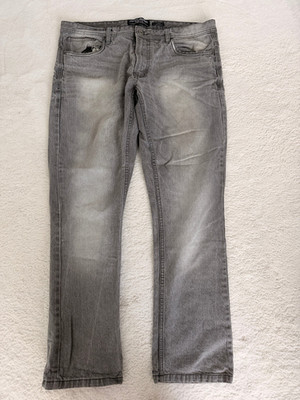 Identic Denim Herren Jeans Slim Fit in Grau Gr. W36 / L32
