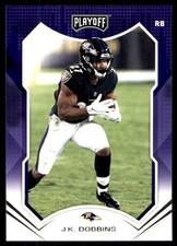 J.K. Dobbins 2021 Panini Playoff #28 Ravens NFL READ FREE SHIPPING AutographDen