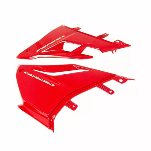For Ducati 2020-2022 Streetfighter V4 V4S Red Lower Bottom Oil Belly Pan Fairing - Picture 4 of 7