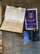ST. ANDREWS GOLF OLD COURSE Scotland Pouch, Guide, Score Card, Repair Tool, Tees