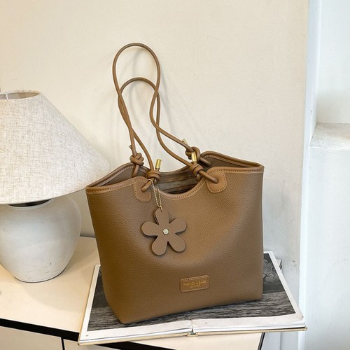 Retro Women's Shoulder Bag PU Leather Single-shoulder Bag Spring Summer - Picture 3 of 15