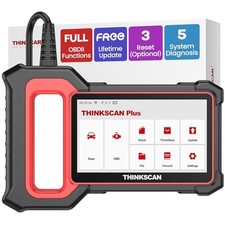 OBD2 Scanner, ThinkScan Plus S4 ABS,SRS,TCM,ECM,BCM Scan Tool with 3 Special