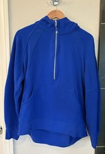Lululemon Scuba Oversized Half Zip Long Hoodie - Bright blue M/L Retail 128