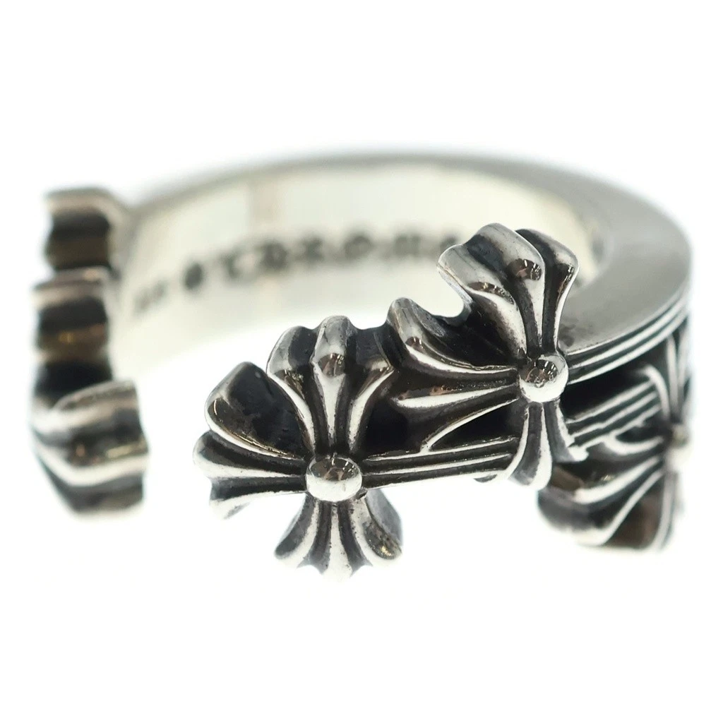 Chrome Hearts 3 CH CRS 3 Ring 925 US#9-1/2 P0079505