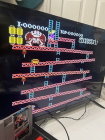 Donkey Kong (Nintendo NES, 1986) Arcade Classics Series 5 Screw Tested WORKING