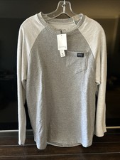 Create Karma - Hillside Raglan Long Sleeve Crewneck By Abstract, Made In USA-MED
