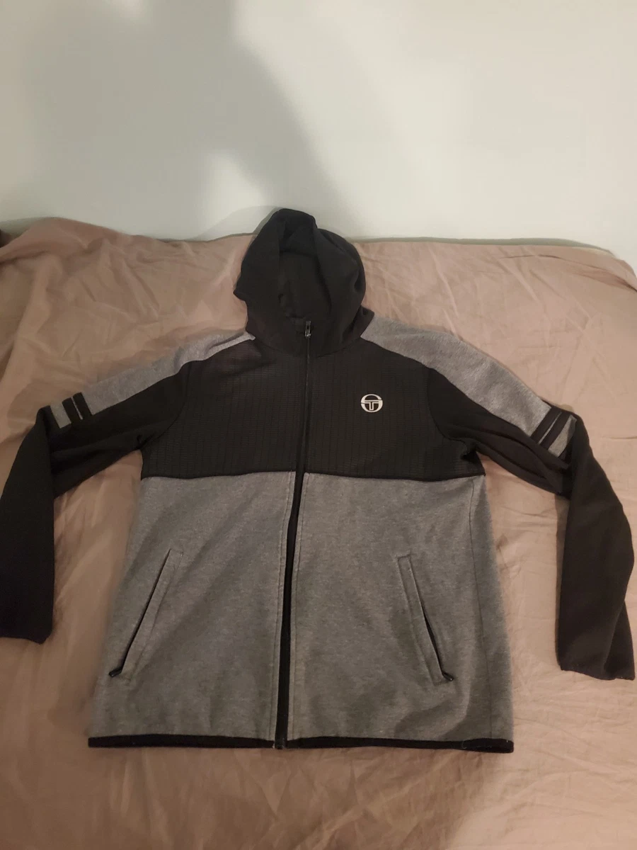 Sergio Tacchini - Haut De Survêtement à Fermeture éclair Avec Logo En Boucle Ecru