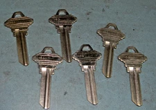 Lot of 6 - ilco A1145G  fits Schlage G Key Blank    -   #E222