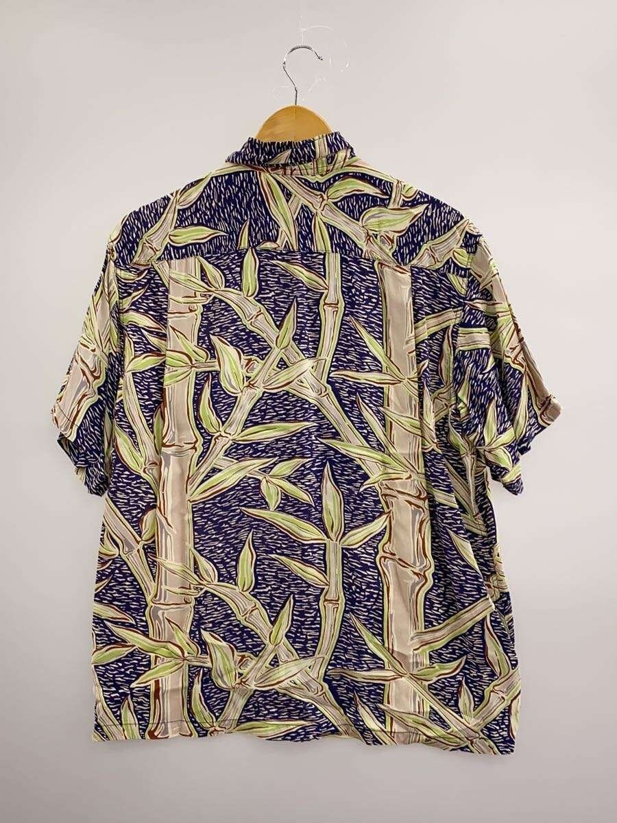 SUN SURF Bamboo Aloha Shirt, Size M, Rayon, Navy, All-over print image 2