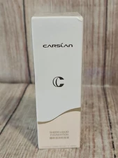 Carslan Sheer Liquid Foundation With Hydrating Serum 24H Lasting P01 Fair SEALED