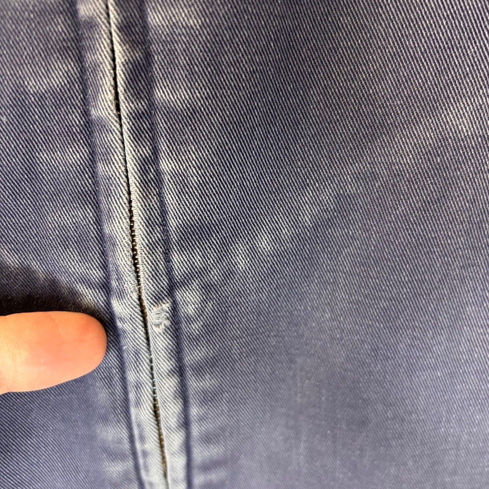 Vintage Polo Ralph Lauren Harrington Jacket Mens M Navy Blue Embroidered Pony