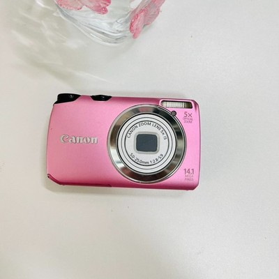 Canon PowerShot A3200 IS Compact Digital Camera Pink 14.1 MP,Red