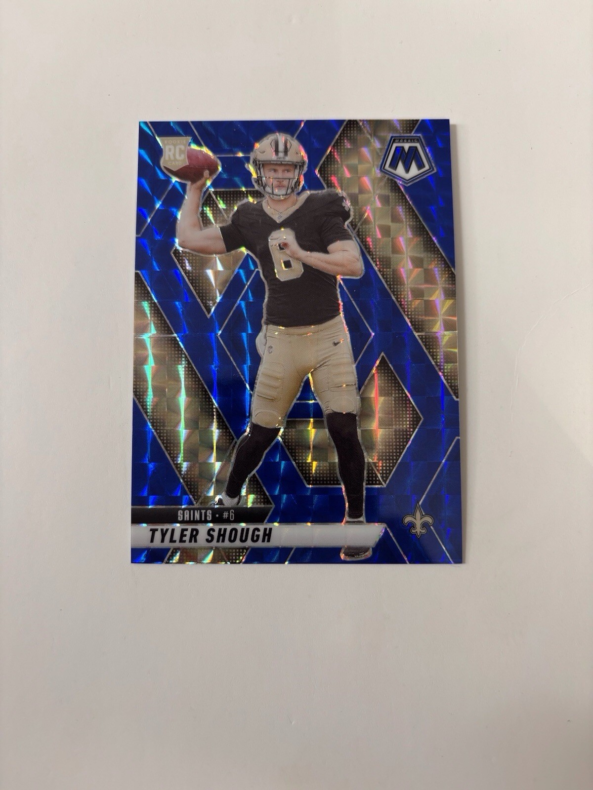 2025 Panini Mosaic Tyler Shough Blue /99 (RC) #312