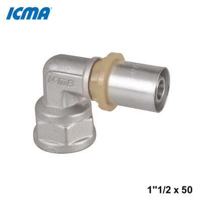ICMA 405 - Winkel mit Innengewinde 1''1/2 x 50 SEMPITER  Pressfitting