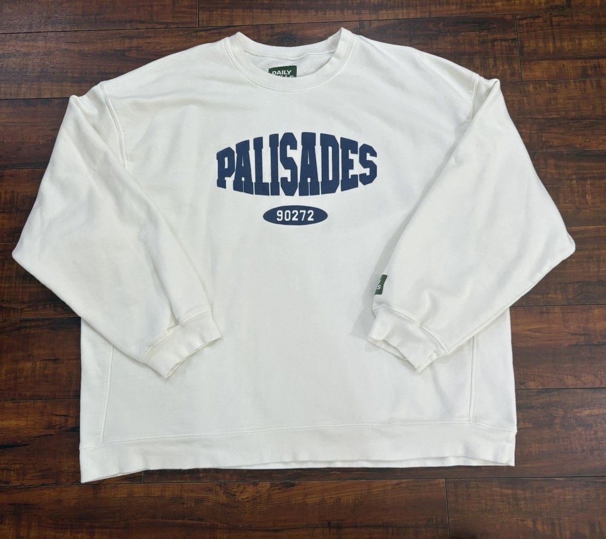 Daily Drills Pullover Sweatshirt Size XS/S White Palisades