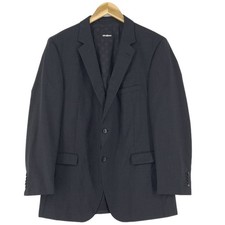 Strellson Blazer Jacket Suit Virgin Wool Dark Grey Men Sq7 Size EU 52 UK/US 42