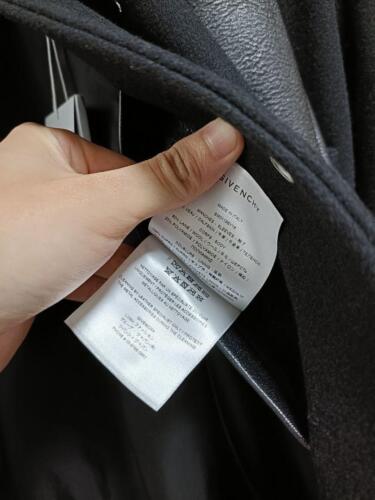GIVENCHY Leder Wolljacke Schwarz Top Zustand - Bild 7 von 9