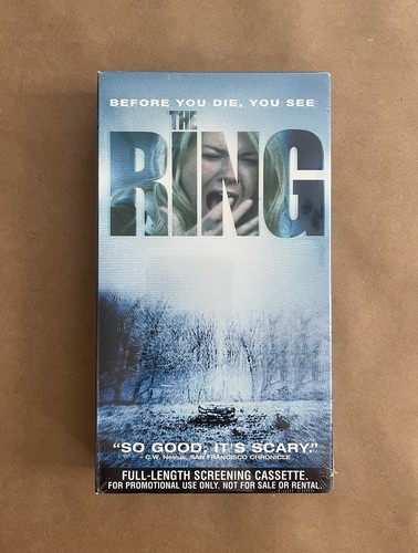 PROMO SCREENER The Ring VHS Movie Sealed