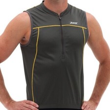NEW Zoot Men's Endurance Tri Sleeveless Jersey Shadow Small
