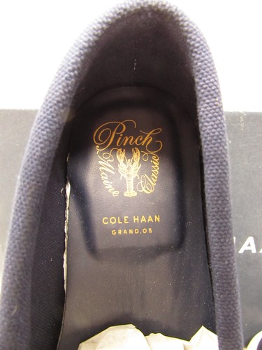 Zapatos sin cordones Cole Haan Grand OS Pinch azul marino talla 13 NUEVOS CON CAJA - Imagen 5 de 6