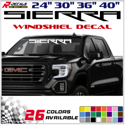 #ad #ad Windshield decal car sticker banner graphics window for or fits GMC SIERRA $20.23