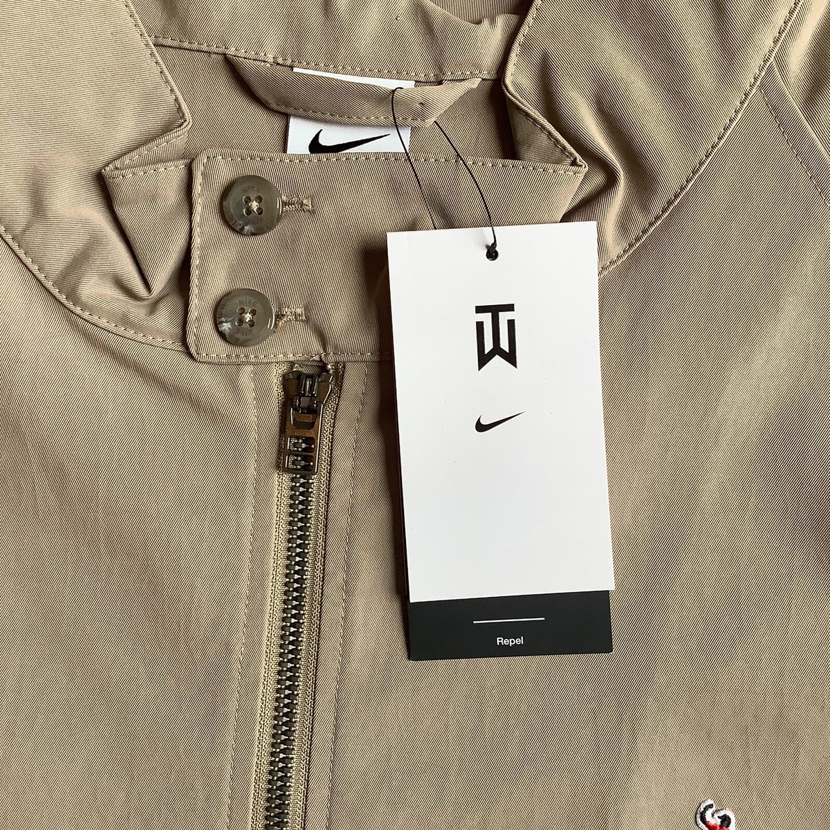 Nike Tiger Woods TW Repel Golf Jacket Retro Fist Pump Mens XXL