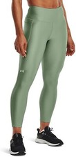NWT Under Armour Heatgear Green Leggings Womens Running Gym Size M UA3