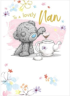 Ich für dich schöne Nan Geburtstag Grußkarte Tatty Teddy