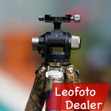 Leofoto G4 Geared Head Camera Tripod Ball Head w Plate Arca Swiss Compatible
