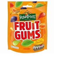 Rowntrees Candy Fruit Gums 4.4 oz/125g -(pack of 18)