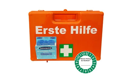 WM-TEAMSPORT Erste-Hilfe-Koffer GASTRO für Betriebe aktuelle DIN 13157 + Salvequick-Pflaster