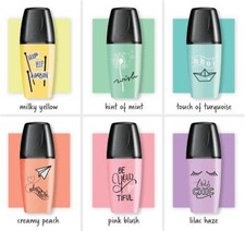 Stabilo Highlighter Text Marker Boss Mini 6 Pastel Color Pen Colour Love Pack
