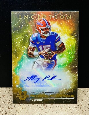  # D /50 2023 BOWMAN UNIVERSITY INCEPTION GOLD FOIL ANTHONY RICHARDSON AUTO