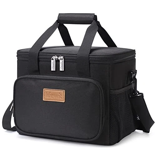 Large Lunch Bag 12 Can 8.5L Insulated Lunch Box Soft Cooler Cooling