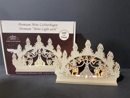 SAICO Made In Germany decorazione natalizia angolo arco legno ritagliato - Foto 3 di 13