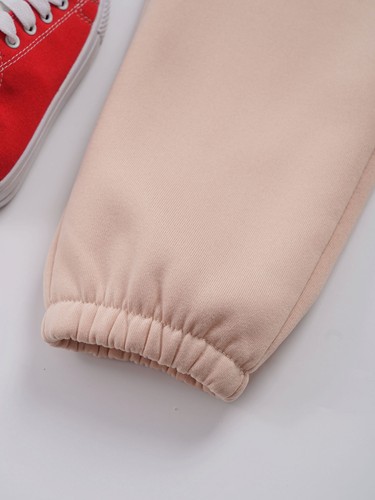 Girls Trousers Jogging Pants Elastic Waistband Sweatpants Sports Sweatsuit - Picture 47 of 53