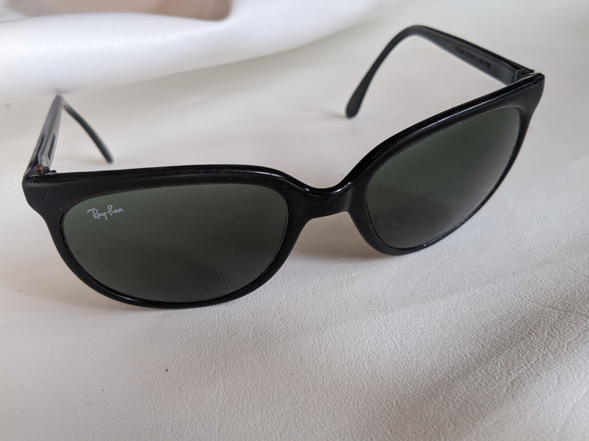 Vintage 80s Ray-Ban Cats ski sunglasses black Vintage Ray Ban B&L CATS 5000 W025 Black G-15 Made in France  main image 4