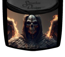 Fire Angle Death Skull Truck Hood Wrap Vinyl Car Graphic Decal 58