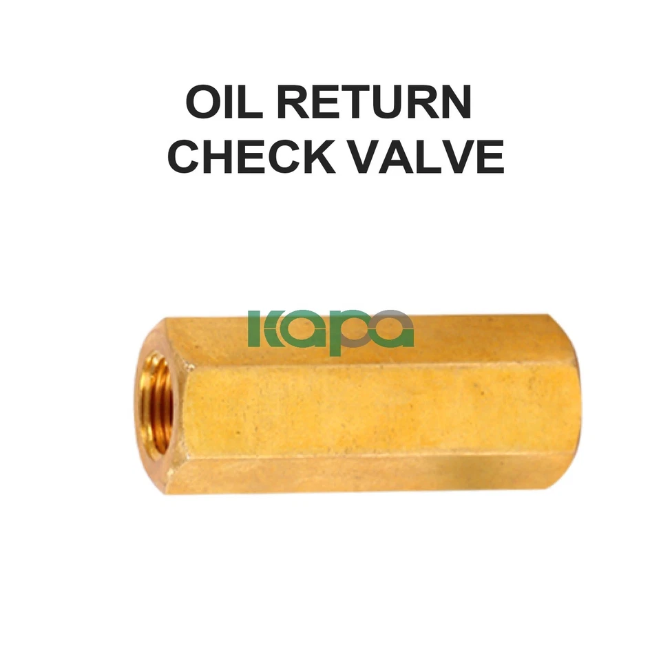 NEW Air Compressor Brass Oil return Check Valve G1/4" Female Male NPT  Flow 3.0 - Image 3 of 4