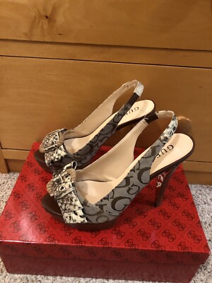 neutral open toe heels