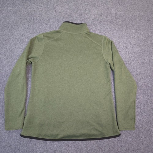 The North Face Track Jacket Womens LARGE Green Long Sleeve Full Zip Warm Size L - Picture 6 of 10