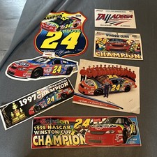 JEFF GORDON COLLECTORS LOT DECALS, 24 Bumper Stickers