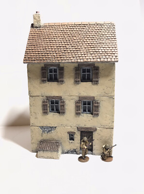 20mm Wargame Gebäude. Maßstab 1:72 - dreistöckiges gerendertes Haus
