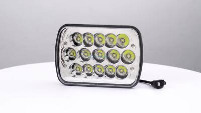 4PCS 4x6'' LED Headlights H4 For 2003-2009 Chevrolet C4500 C5500 C7500 Kodiak eB