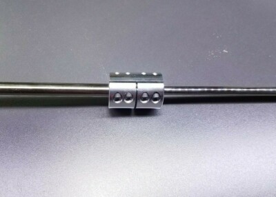 12.7 x 15mm 1/2'' Rigid Clamp Shaft Coupler Double Length CNC Mill Motor Backlash