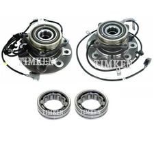 Timken Front & Rear Wheel Bearings & Hubs Kit For Dodge Ram 2500 4WD 4-Wheel ABS