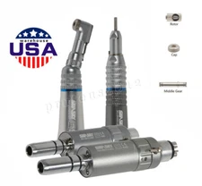 NSK Style Dental Slow Low Speed Handpiece Straight Contra Angle Air Motor 2/4H