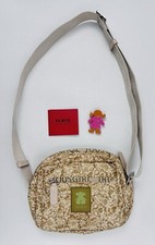 TOUS Girl Beige Nylon Crossbody Bag Logo Prin...
